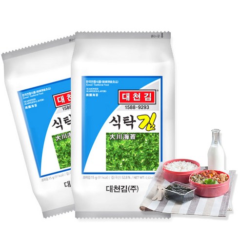 대천김 식탁김 15g 30봉, 30개
