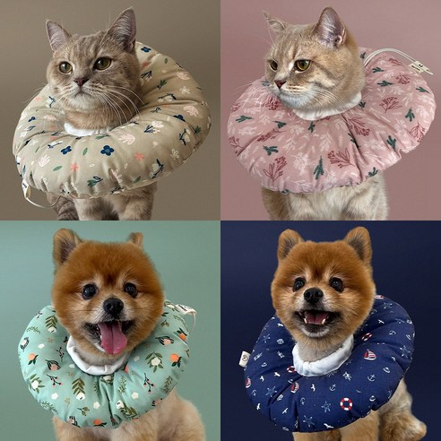 보드미펫 강아지 고양이 반려동물 넥카라, 민트라임