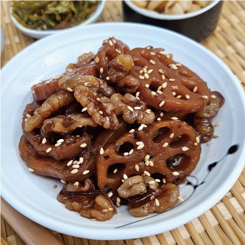 또밥찬 호두연근조림 200g 400g 800g 1kg 고소함과 아삭함의 완벽한 조화