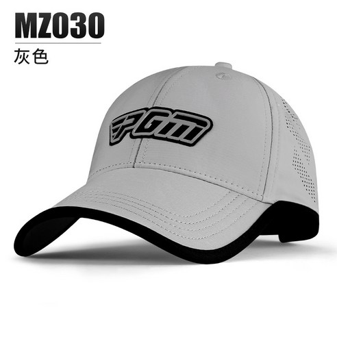 ANKRIC 골프 모자 골프 캡 남자 모자 차양 선 스크린 통기성 메쉬, MZ030 남자의 통기성 모자 회색