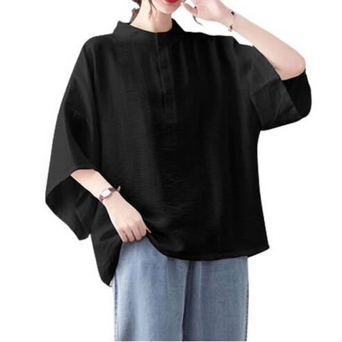 편안하고 다재다능한 도오빠 라로즈 여성 반팔 티셔츠