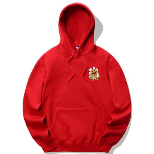 트립션 MELTING DAISY LOGO HOODIE - RED