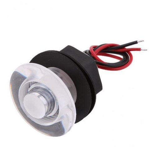 2-20pack 보트 LED Livewell 의례 계단 LED 조명 램프 방수 화이트, 2개, 스테인레스 스틸, 하얀색