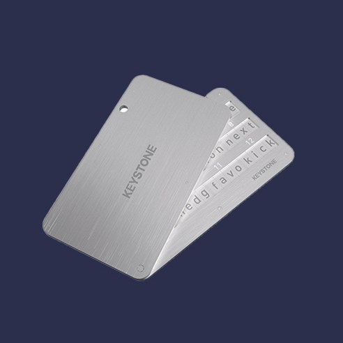 키스톤 타블렛 스틸 암호화폐 콜드월렛 복구코드 백업 보관함 리뷰 키스톤