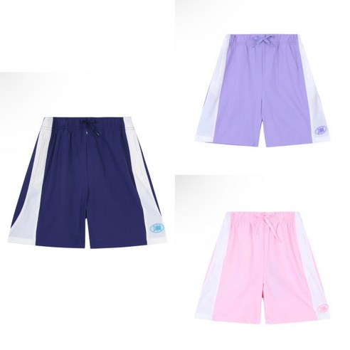 NBA KIDS NBA 스포츠 고신축 컬러블록 5부 숏츠