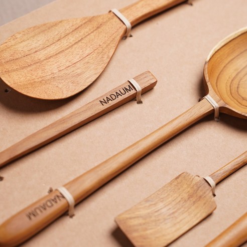 주방에 감성을 더하다, 나다움 티크우드 조리도구 세트