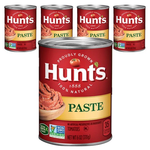 헌츠 토마토 페이스트, 170g, 5개