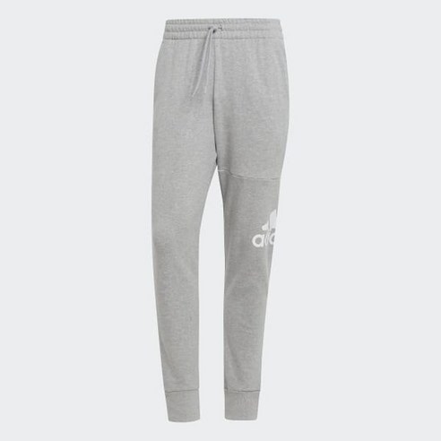 아디다스 ADIDAS 에센셜 프렌치 테리 테이퍼드 커프 로고 팬츠 HA4345