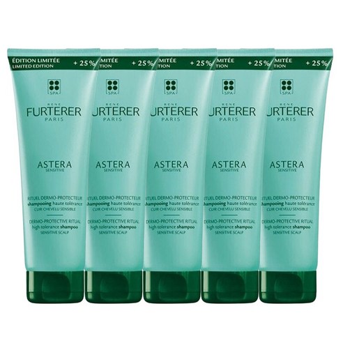 르네휘테르 아스테라 센시티브 샴푸, 5개, 250ml 청미정다시마샴푸트리트먼트 르네휘테르 아스테라 센시티브 샴푸, 5개, 250ml 청미정다시마샴푸트리트먼트