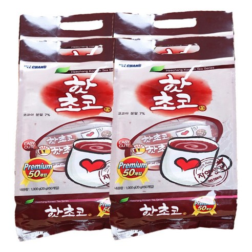 희창 핫초코, 20g, 50개입, 4개 담터핫초코50