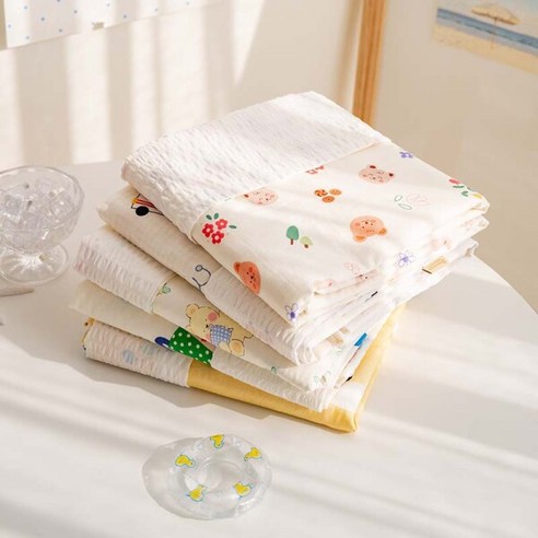 여름 아기 꿀잠 보장! 포몽드 리버시블 낮잠이불