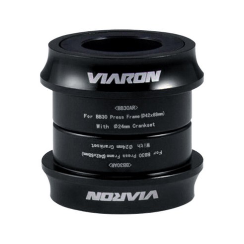 FSA/로터 자전거 액세서리용 BSA의 바텀 브래킷 BB30/PF30 24mm 액슬, BB30AR 블랙, 알루미늄 합금
