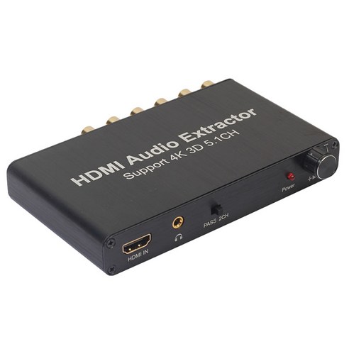 AFBEST AY83 HDMI 분배기 오디오 디코더 4K 5.1 DOLBY Hdmi 리피터 EU 플러그 용, 검정