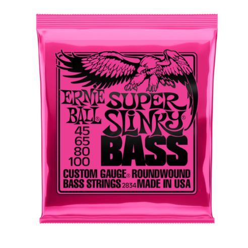 어니볼 Ernie ball Super Slinky Bass 베이스 스트링 45~100, SLINKY 2834, 혼합색상