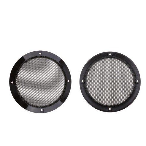 2pcs. 5 "스피커 장식 서클 서브 우퍼 그릴 커버 보호 그릴, 블랙, {"사이즈":"5 인치"}, {"수건소재":"설명"}
