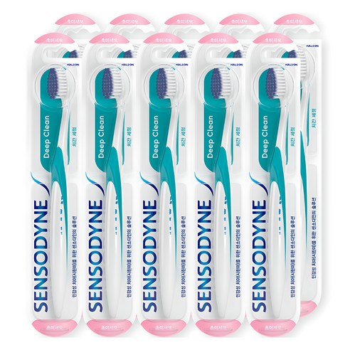 상쾌한 아침을 여는 섬세한 선택, 센소다인 딥클린 초미세모 칫솔 센소다인칫솔