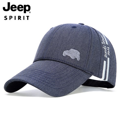 JEEP SPIRIT 스포츠 캐주얼 야구 모자 CA0386, 그레이