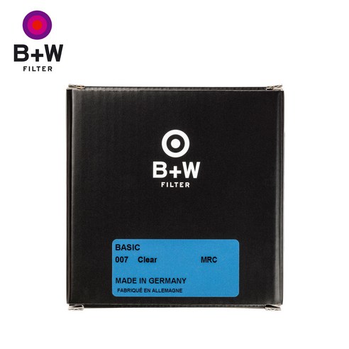 [정품] 슈나이더 B+W BASIC MRC 007 Clear 72mm BW필터, 1개