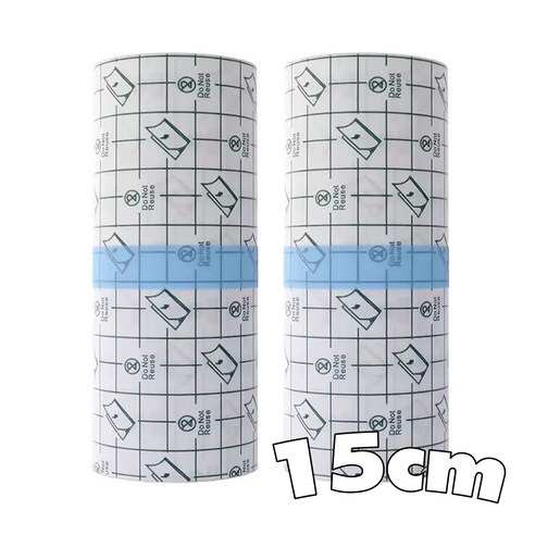 [Blacktape] 타투 방수 보호필름 워터프루프, 2개, 15cm
