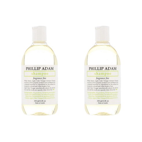 Phillip Adam 샴푸 프레그런스 프리, 2개, 355ml