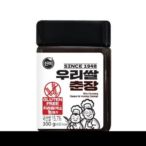 우리쌀 춘장 대두 쌀 천일염 진미 300G, 4개 진미춘장 Best Top5