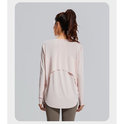 운동하는 여성을 위한, 호마마 루즈핏 요가 & 필라테스 긴팔 티셔츠 완벽 분석 요가티셔츠