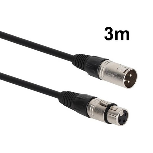 XLR 캐논 MF 연장케이블 3M CM-XLRS03