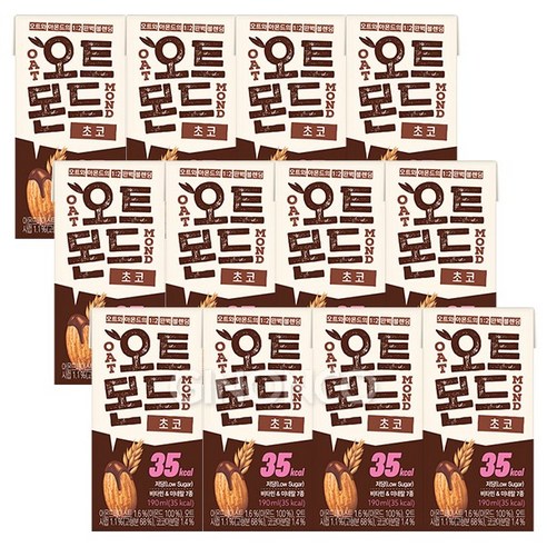 섬세한 달콤함으로 시작하는 하루, 지노앤코 오트몬드 저당 초코 오트몬드초코