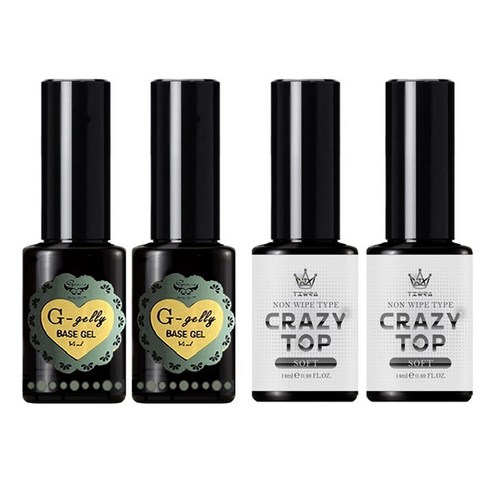 그라시아 지젤리베이스_14ml + 소프트탑젤_14ml _1세트, 지젤리베이스 14ml+소프트 탑젤 14ml, 2세트
