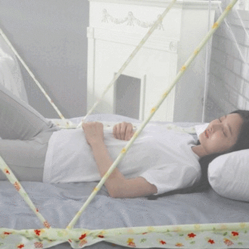 큐웰엠 국내산 원터치 바로착 모기장