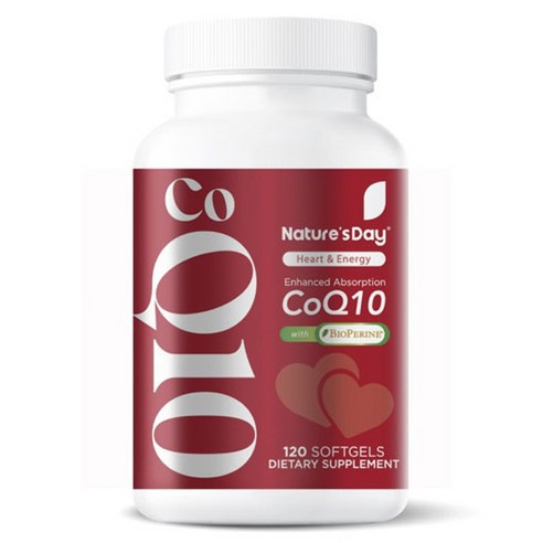 Nature's Day CoQ10 심장 & 에너지 소프트젤, 1개, 120정