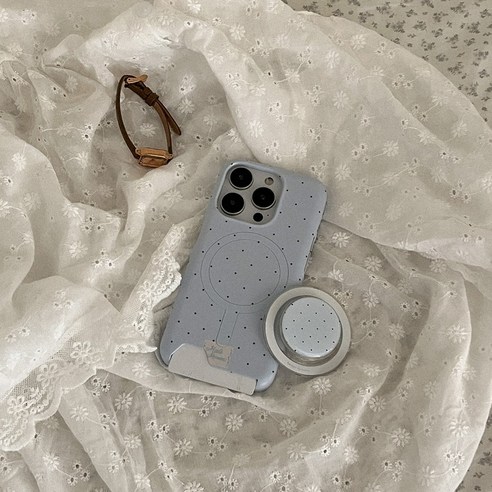 스마트폰, 이젠 손에서 놓지 마세요! 스타일과 편리함을 더하는 마법, 메이드모먼 mini dot glow 그립톡 메이드모먼