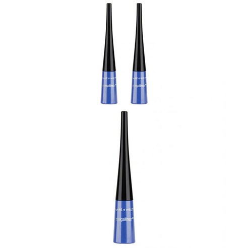 웻앤와일드 메가라이너 리퀴드 아이라이너 3.5ml, Blue, 3개
