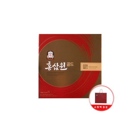 정관장 홍삼원골드 + 쇼핑백, 정관장 홍삼원골드 50ml, 30포