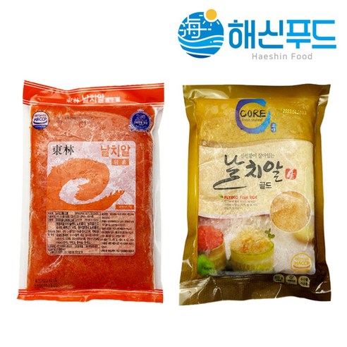 업소용 날치알 레드 골드 800g 냉동 알밥재료, 날치알 레드 [800g], 1개