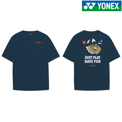 요넥스 티셔츠 25SS 251TS056U 배드민턴 캐주얼 데일리 오버핏 상의 반팔 남여공용 스매쉬스포츠