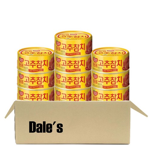 동원 고추 참치, 90g, 10개