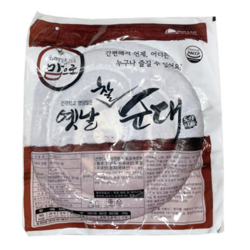 도야지식품 맘으로 옛날 찰순대(2kg) 냉장, 2개