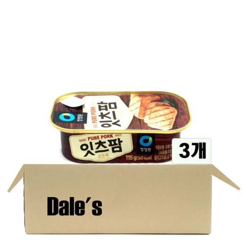 데일즈기획 대상 청정원 잇츠팜, 115g, 3개