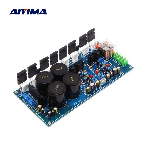 AIYIMA 하이파이 파워 앰프 오디오 보드 클래스 AB Mnni Ampi 홈 시어터 사운드 스피커 앰프 전압 보호 포함 200w, 모형