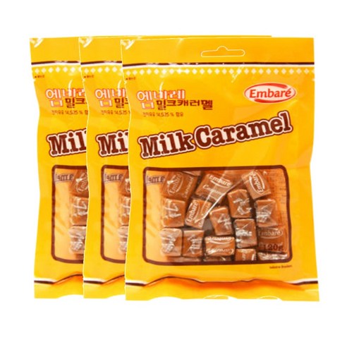 [EMBARE]엠바레 밀크 브라질 카라멜, 6개, 120g
