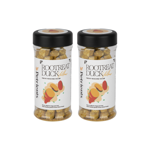 Rootreat Duck Yellow 루트릿 덕 옐로우, 옐로우(인도산 강황/피부), 85g, 2개