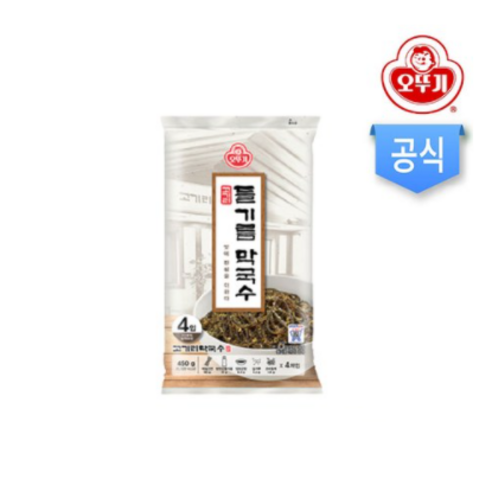 오뚜기 고기리 들기름막국수 112.5g x 4개입, 450g, 1개