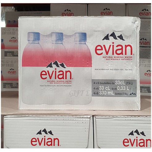 에비앙 천연광천수 330ml X 24개입 생수 프랑스에비앙 에비앙330