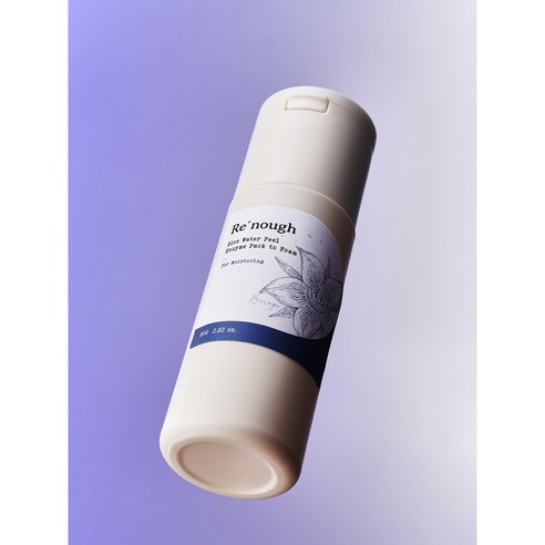 세안 후 당김 없이 촉촉한 피부, 리너프 블루 워터 필 엔자임 팩투폼으로 경험하세요!