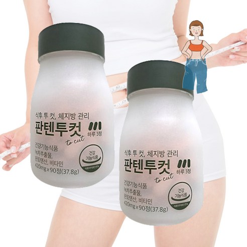 녹차 카테킨 판텐투컷 420mg 90정 2개 판토텐산