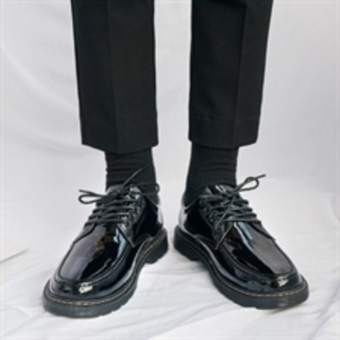 KORELAN여름철 구두 남자 한국판 키높이 신발 청년 영륜 멋쟁이 블랙 구두 XZ1117-WK1758-P33