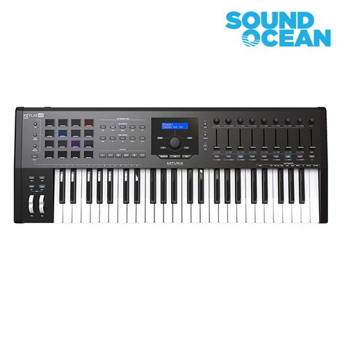 아투리아 키랩 마스터 키보드 건반, KeyLab 49 MK2 Black, Black, 1개