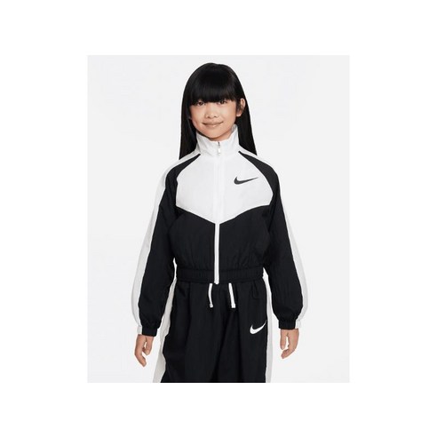 NIKE 나이키 스포츠웨어 주니어(여아) 우븐 재킷 FB1267-010 100376