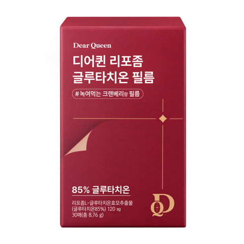 프롬바이오 디어퀸 리포좀 글루타치온 필름 식약청인증 밀크세라마이드 콜라겐 함유 HACCP, 30회분, 1박스